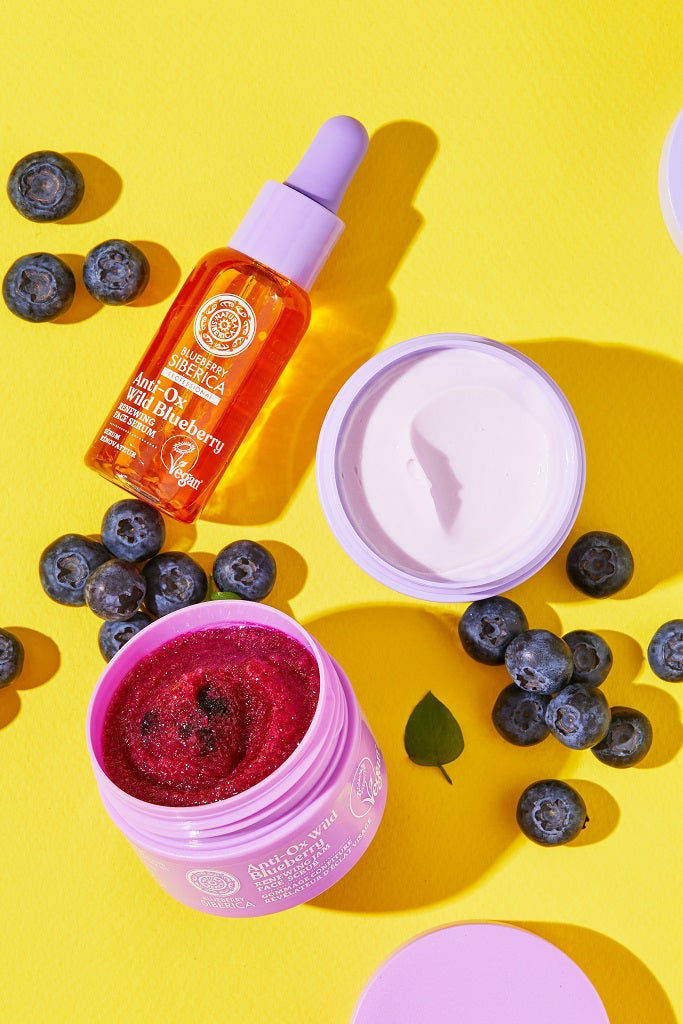 Blueberry Siberica Renewing Jam Face Scrub 50ml | Natura Siberica
