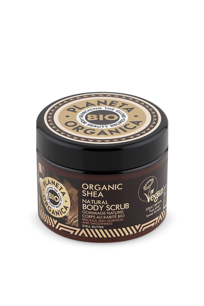 Organic Shea Natural Body Scrub Organic Shea 300ml | Planeta Organica | Natura Siberica