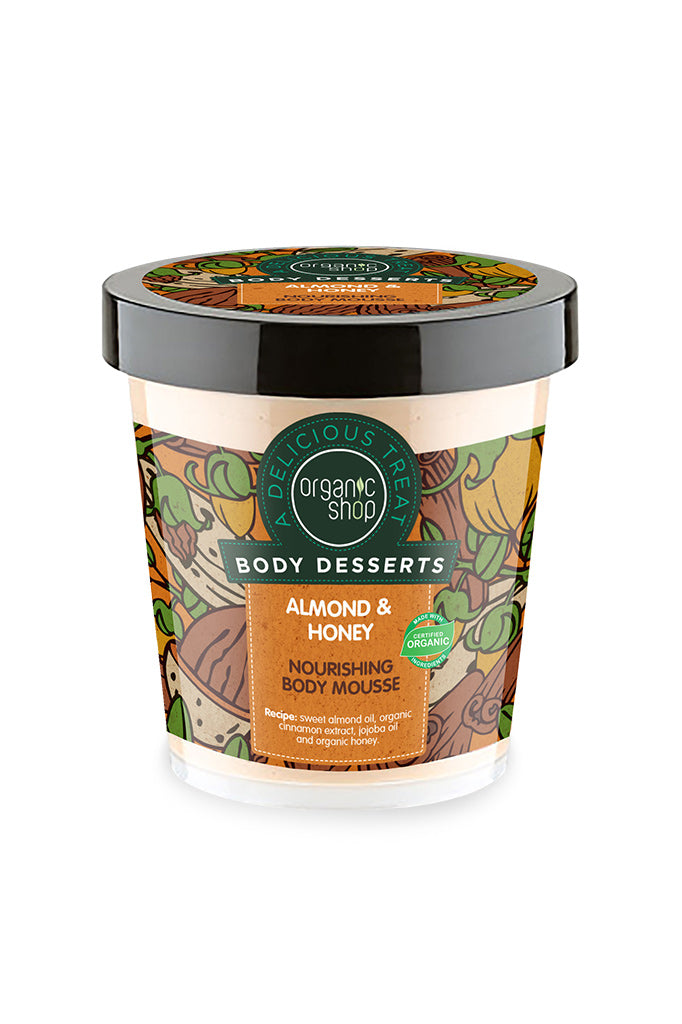 Body Desserts Almond and Honey Nourishing Body Cream 450ml | Natura Siberica