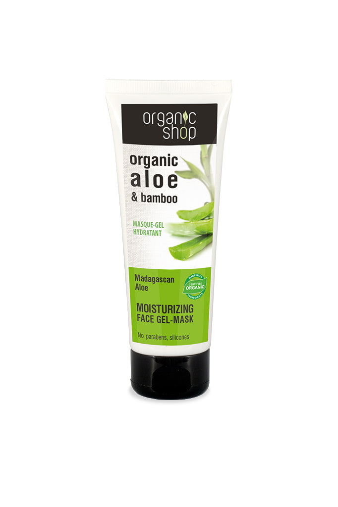 Organic Shop Aloe Moisturising Face Gel-Mask 75ml | Natura Siberica