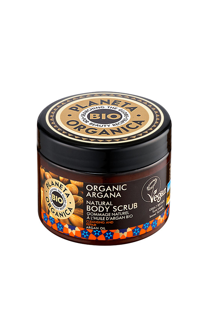 Organic Argana Natural Body Scrub 200ml | Planeta Organica | Natura Siberica