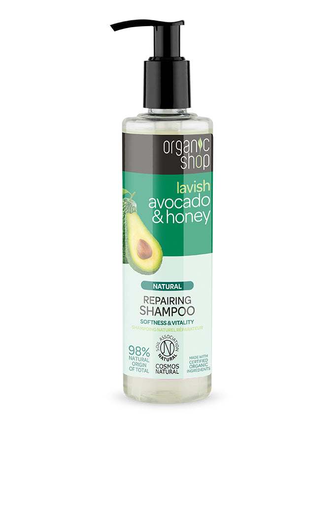 Organic Shop Avocado and Honey Repairing Shampoo 280ml | Natura Siberica