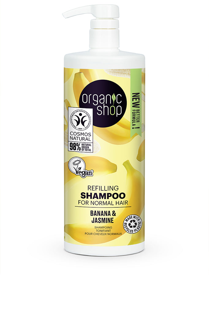 Refilling Banana and Jasmine Shampoo