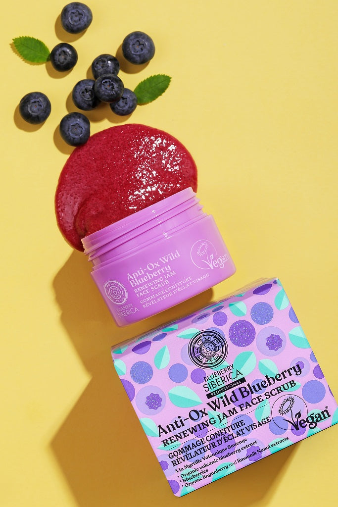 Blueberry Siberica Renewing Jam Face Scrub 50ml | Natura Siberica