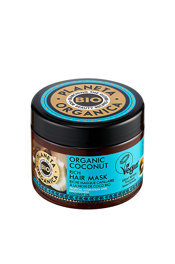 Organic Coconut Rich Hair Mask 300ml | Planeta Organica | Natura Siberica