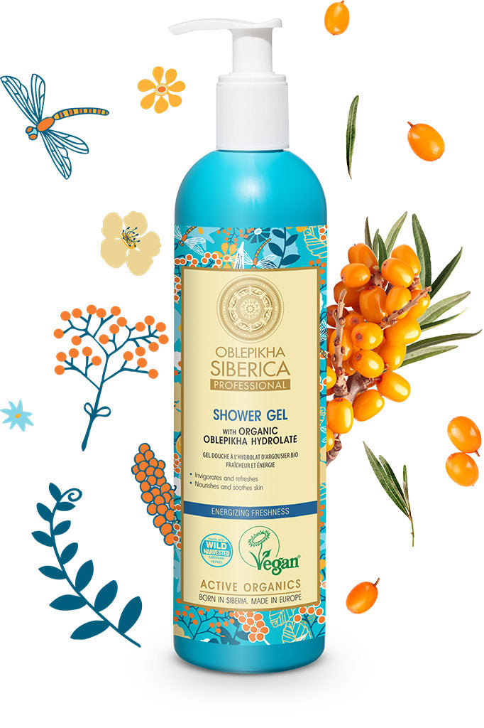 Oblepikha Siberica Energising Freshness Shower Gel 400ml | Natura Siberica