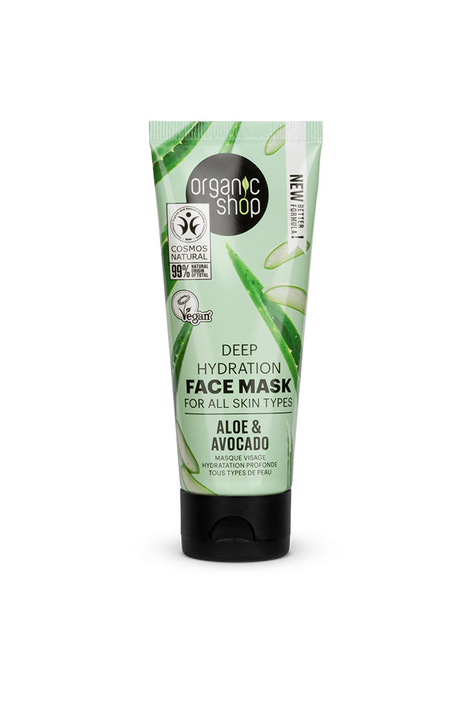Aloe and Avocado Deep Hydration Face Mask