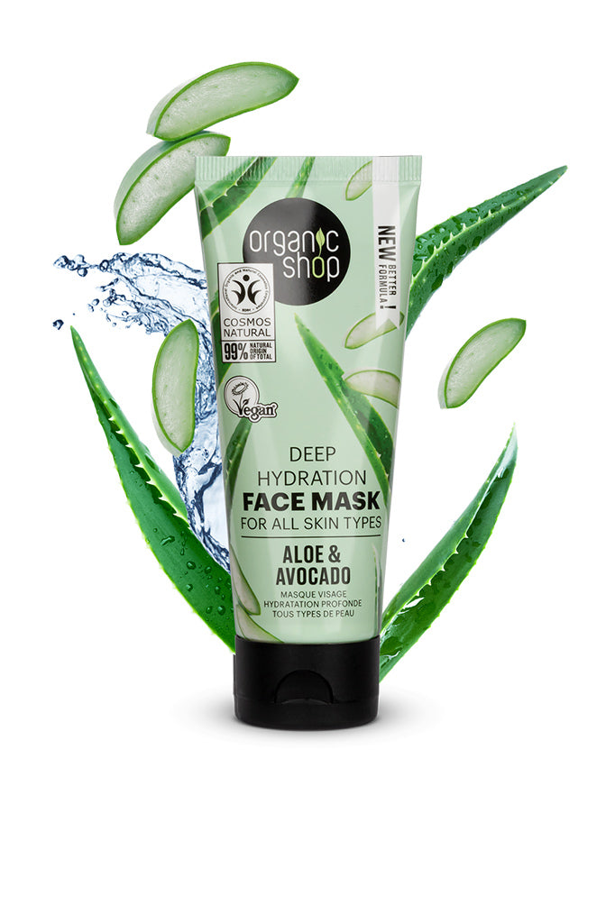 Aloe and Avocado Deep Hydration Face Mask