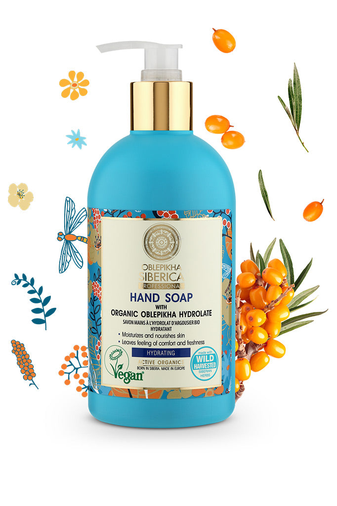 oblepikha hydrating hand soap