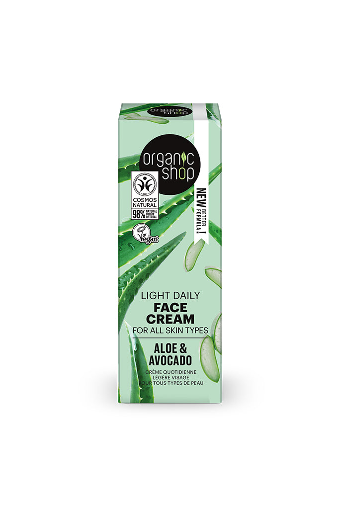 Aloe and Avocado Light Daily Face Cream