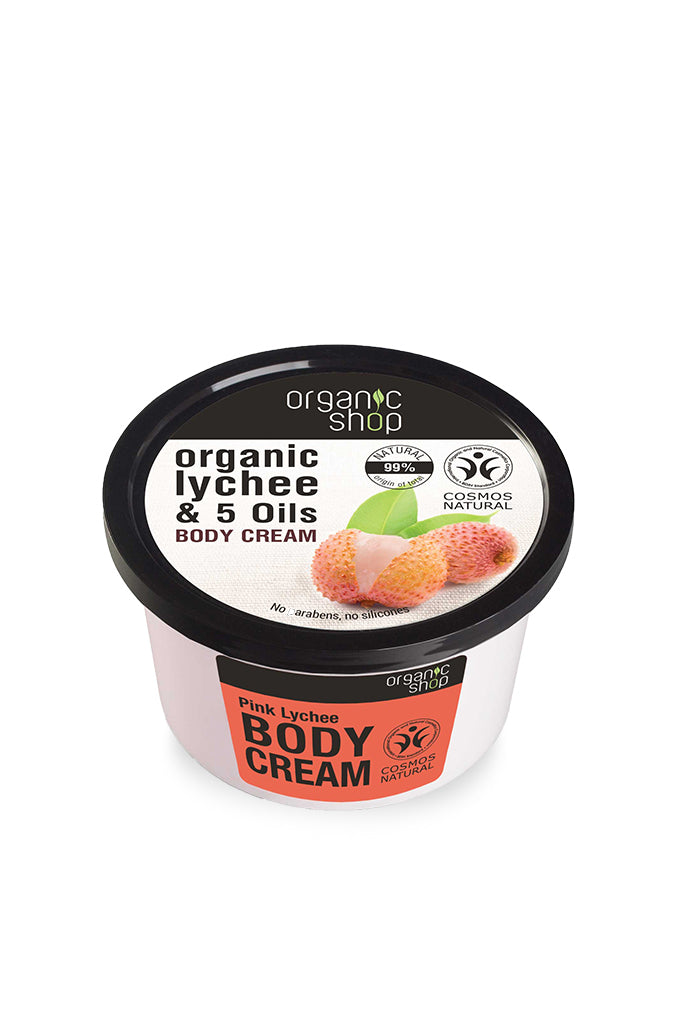 Organic Shop | Pink Lychee Body Cream 250ml