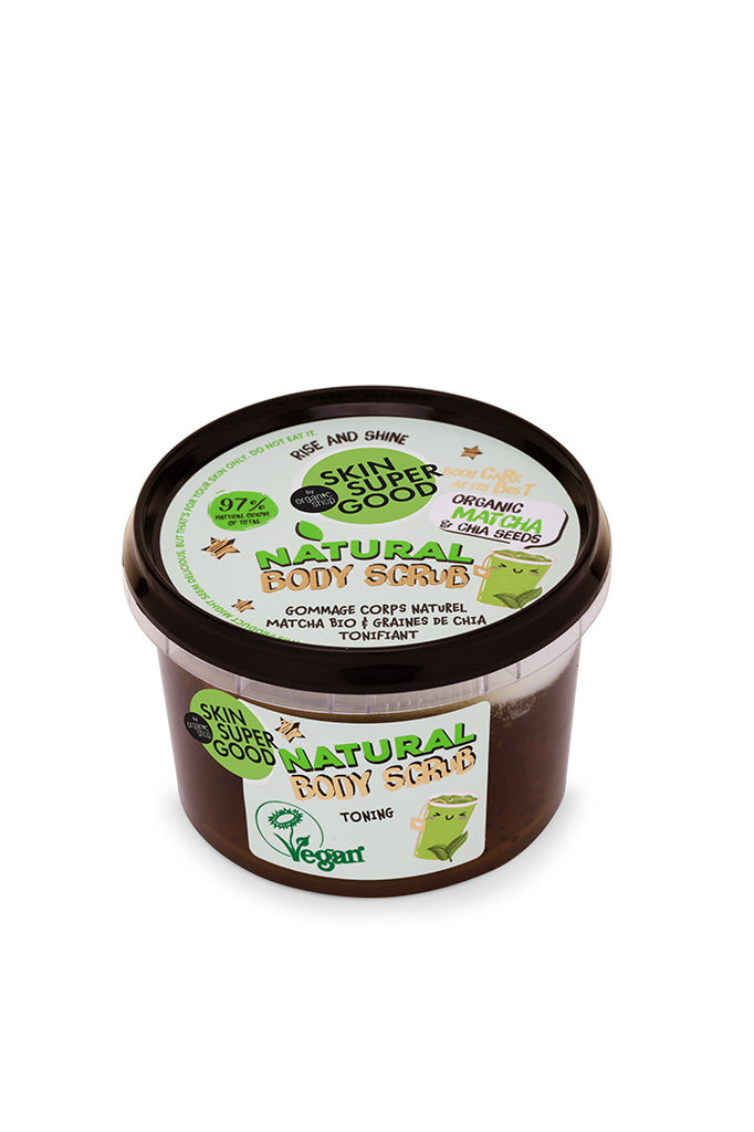 Matcha and Chia Seed Body Scrub