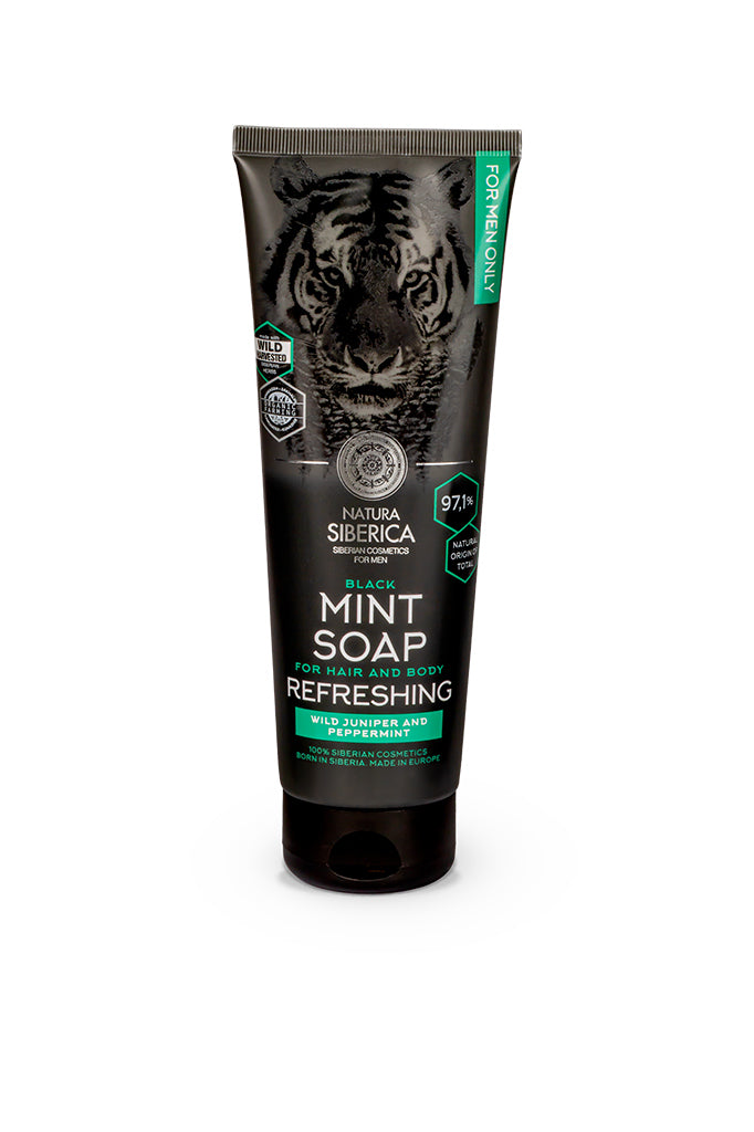 For Men Refreshing Soap for Hair and Body 200ml | Natura Siberica