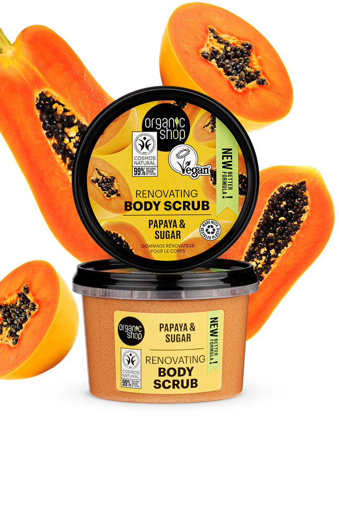 Renovating Papaya and Sugar Body Scrub