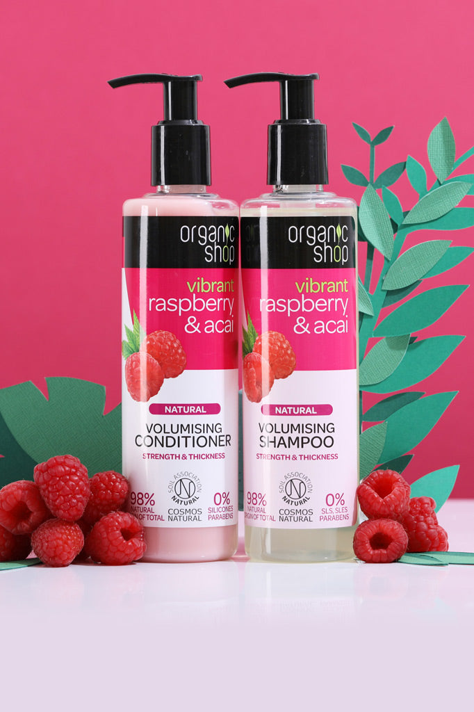 Organic Shop Raspberry and Acai Volumising Conditioner 280ml | Natura Siberica