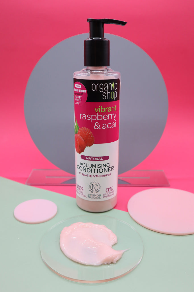 Organic Shop Raspberry and Acai Volumising Conditioner 280ml | Natura Siberica
