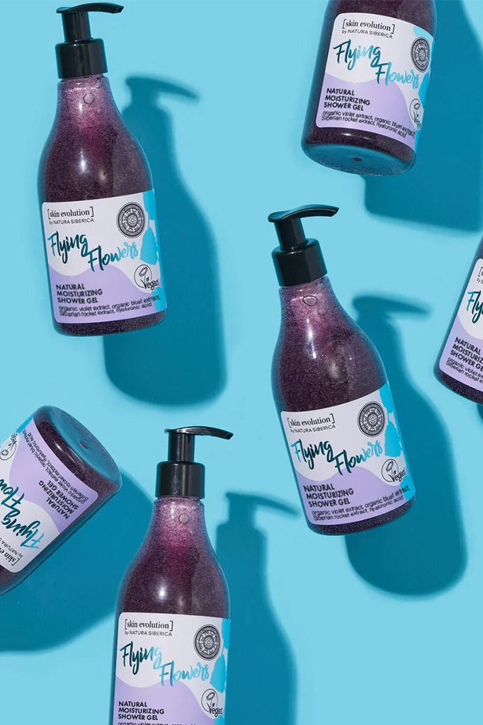Flying Flowers Natural Moisturising Shower Gel