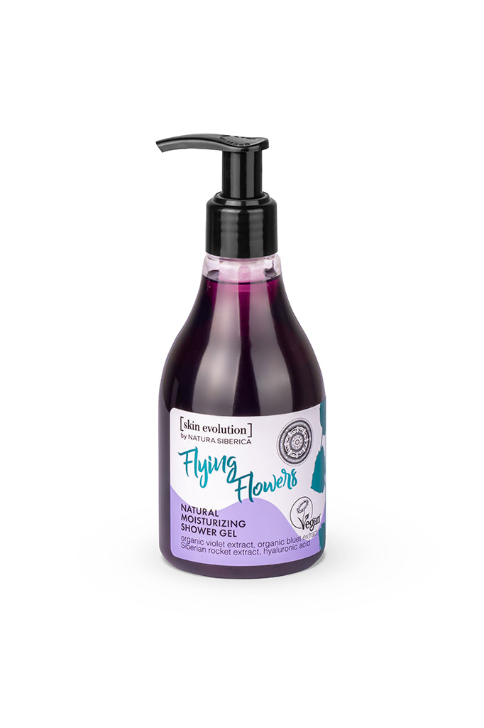 Flying Flowers Natural Moisturising Shower Gel