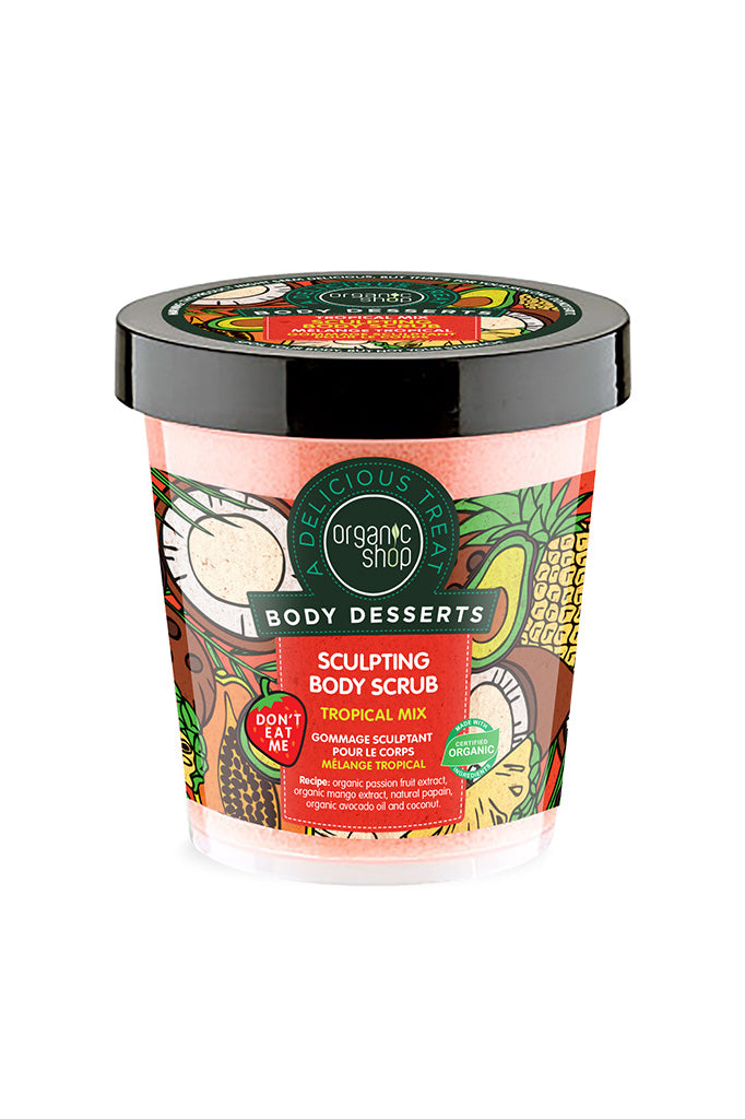 Body Desserts Tropical Mix Sculpting Body Scrub 450ml | Organic Shop | Natura Siberica